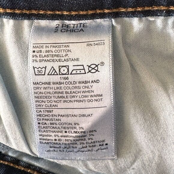 Old Navy SZ 2P Rockstar Super Skinny Jeans High-Rise Stretch Zip-Fly Dark Wash - Picture 8 of 9